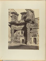 De Tempel van Minerva in het Forum van Nerva