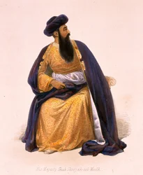 Portret van Zijne Majesteit Shah-Soojah-Ool-Moolk