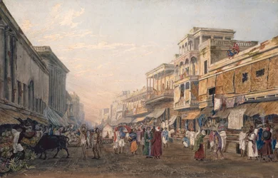 Een Uitzicht op Calcutta, ca. 1820