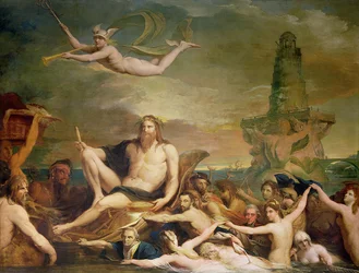 Handel, of de Triomf van de Theems, vierde in de serie De Vooruitgang van de Menselijke Cultuur en Kennis