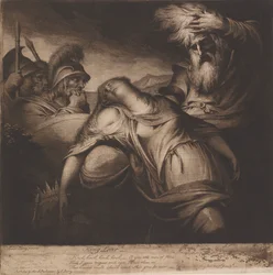 Koning Lear en Cordelia, Act V, Scene 10