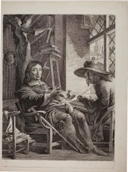 Milton Dicteert aan Ellwood de Quaker