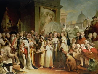De Verdeling van Premies in de Society of Arts, vijfde in de serie De Vooruitgang van de Menselijke Cultuur en Kennis