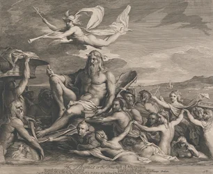 De Theems of de Triomf van de Navigatie (Ontwerpen voor de Grote Kamer van de Vereniging voor de Aanmoediging van de Kunsten)