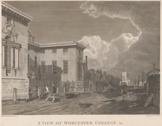 Een Uitzicht op Worcester College &c.
