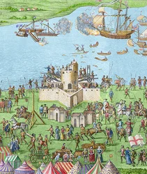 Het zinken van de Mary Rose tijdens de Slag bij de Solent, 1545, 1778