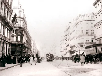 Straatscène, Brussel, 1898