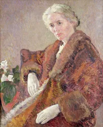 Portret van de vrouw van de kunstenaar