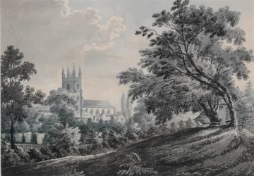 Croydon Kerk vanaf Duppas Hill Terrace