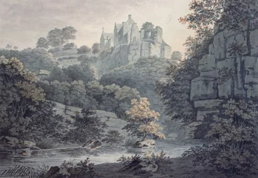 Hawthornden Castle nabij Edinburgh