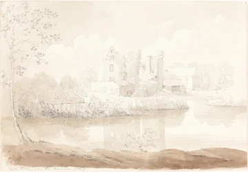 Kasteel Rheban aan de rivier de Barrow, Athy