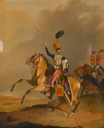 Officier van de 15e Lichte Dragonders (Huzaren)