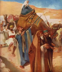 Een Dorpsbruiloftsstoet