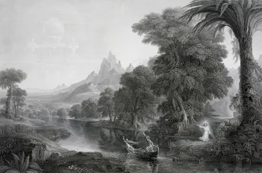 De Reis van het Leven: Jeugd, ca. 1855