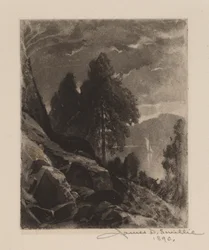 Zonder Titel (Experiment—Natte Aquatint)