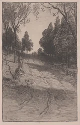 De heuvel op