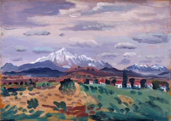 Canigou in de sneeuw