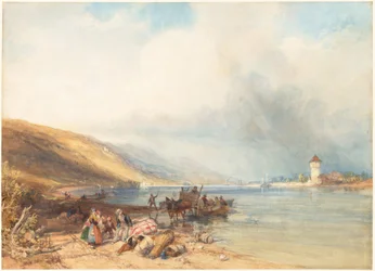 Oberlahnstein aan de Rijn