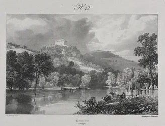 Pittoreske en romantische reizen door het oude Frankrijk. Auvergne: Château Neuf