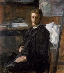 Portret van de kunstenaar Willy Finch