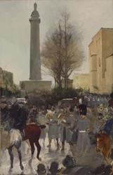 Vijfde regiment in Mount Vernon Place