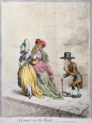 A Corner near the Bank, of Een voorbeeld voor vaders, uitgegeven door Hannah Humphrey