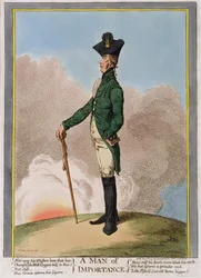 Een man van belang, gepubliceerd door Hannah Humphrey in 1799