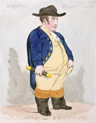 Een Natuurlijke Oogst; Alias - Een Norfolk Dumpling, gepubliceerd door Hannah Humphrey in 1791