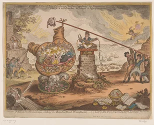 Britse politieke spotprent, 1807