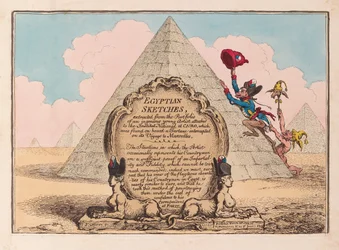 Egyptische schetsen, uitgegeven 1799