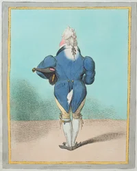 Z.K.H. de Prins van Wales (1762-1830) gepubliceerd door Hannah Humphrey in 1802