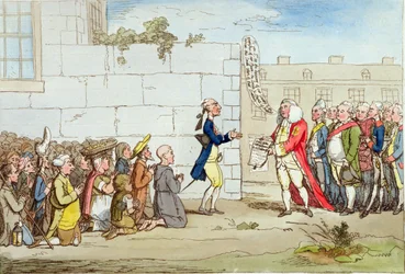 Ierse dankbaarheid, gepubliceerd door Hannah Humphrey in 1782