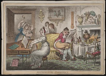 Huwelijkse Harmonieën, uitgegeven door Hannah Humphrey, 1805