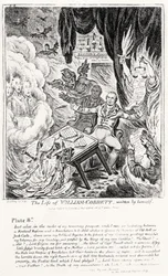 Plaat 8, uit Het Leven van William Cobbett, geschreven door hemzelf, uitgegeven door H. Humphrey, 1809