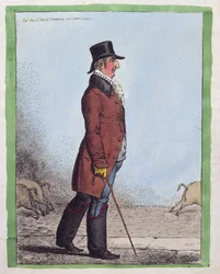 Portret van Charles Howard, Hertog van Norfolk, gepubliceerd door Hannah Humphrey in 1800