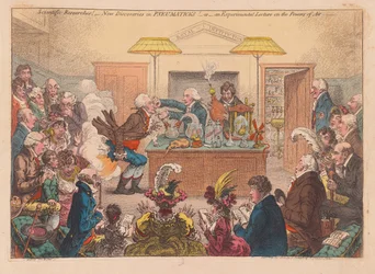Wetenschappelijk Onderzoek! Nieuwe ontdekkingen in Pneumatica! Of een Experimentele Lezing over de Krachten van Lucht, uitgegeven 1802