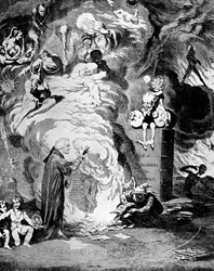 Shakespeare geofferd, of het offer aan hebzucht, 1789