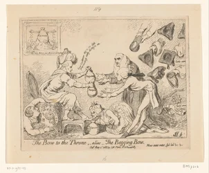 Spotprent op Warren Hastings, 1788