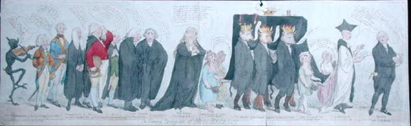 De Begrafenisstoet van Miss Regency