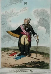 De grootmoedige bondgenoot, uitgegeven door Hannah Humphrey in 1799