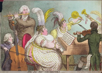 Het Pic-Nic Orkest, pub. door Hannah Humphrey, 1802