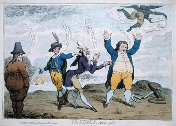 De tijden, Anno 1783, gepubliceerd door William Humphrey