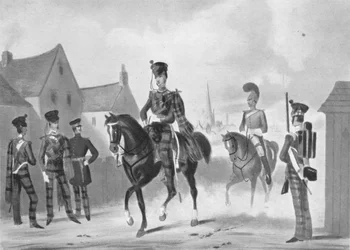 71e Highland Light Infantry Regiment Beoordelingsorde, c1840, 1909