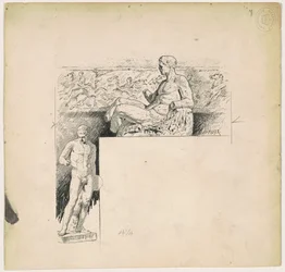 Gipsafgietsels van antieke sculpturen: Het Parthenon