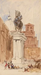 Het Colleoni-standbeeld, Venetië