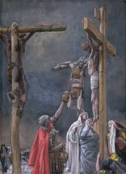 Ik heb dorst. De azijn gegeven aan Jezus, illustratie voor Het leven van Christus, ca. 1884-96