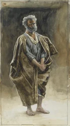 Sint Petrus, illustratie uit Het Leven van Onze Heer Jezus Christus, 1886-94