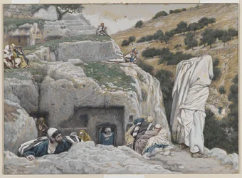 De Schuilplaats van de Apostelen, illustratie uit Het Leven van Onze Heer Jezus Christus, 1886-94
