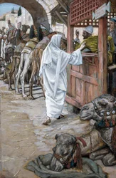 De roeping van St. Matteüs, illustratie voor Het Leven van Christus