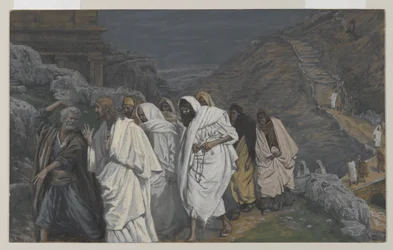 De Protesten van Sint Petrus, illustratie uit Het Leven van Onze Heer Jezus Christus, 1886-94